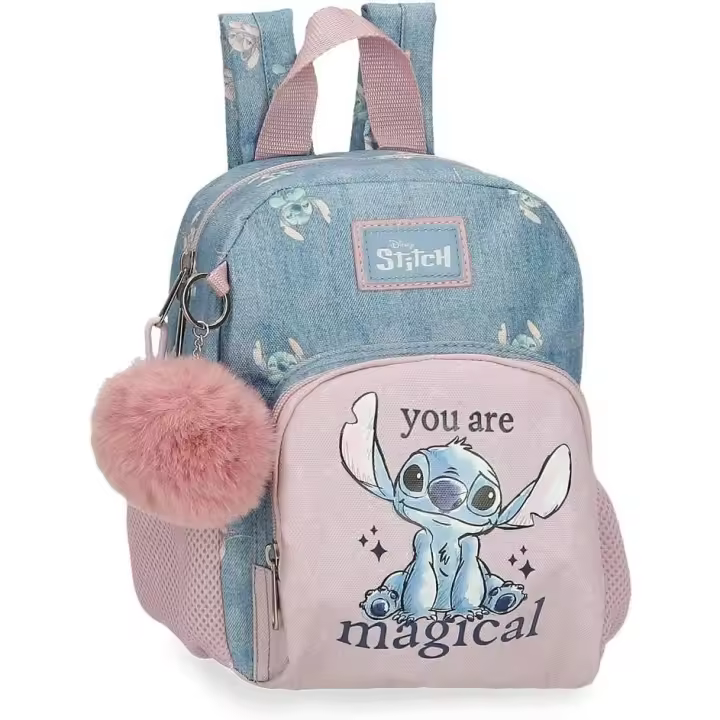 Disney Joumma Bags Stitch You are magical mochilas, mochilas escolares, mochilas infantiles, Incluye pompon decorativo, varios compartimentos - 1