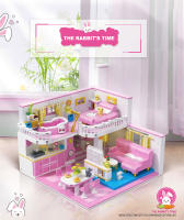 Bloques De Construcción Creativos Para Dormitorio Casa De Juguete De Ciudad Amigo Set De Cocina De Apartamento Modelo Micro Bloques De Juguete Para Niña Regalo - details 4