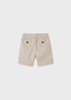 Pantalón Corto Mayoral Niño Beige Goma Cintura Ajustable - Ideal para el Verano. Short niño. - details 1