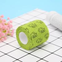 5Pcs Vendas Autoadhesivas Para Perros Cubierta De Manguito Protector De Primeros Auxilios Para Veterinarios Envoltura Elástica Verde Suministros Para Mascotas - details 7