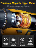 Taladro Eléctrico Inalámbrico Deli 12V Con Batería De Litio Alta Potencia Herramienta Eléctrica Para DIY En El Hogar - details 2