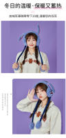 Kawaii Stitch Ajustables Gorros Plegables De Invierno Calienta Orejas Juguete Accesorios De Moda Para Niños Y Niñas Regalo De Navidad - details 6