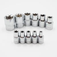 Juego De Llaves Estrella Femenino E Tipo 11 Piezas 1/4" 3/8" Para Reparación De Autos Herramientas De Desmontaje Y Montaje - details 3