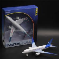 Modelo De Avión De Aluminio Boeing 787 24cm Con Luces Regalo Para Niños Hobby Coleccionables Metal Para Adolescentes Mayores De 14 Años - details 1