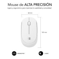 Ratón Inalámbrico Subblim Business Plus Silencioso | Hasta 1200 DPI | Ergonómico |Blanco - details 2