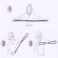 Banda De Resistencia En Forma De 8 Para Gimnasio Doméstico Yoga Entrenamiento De Fuerza Equipamiento De Fitness Elástico Para Hombres Y Mujeres - details 6