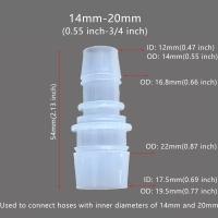 Conector De Tubo Flexible Plástico 5pcs Reductor De Barbaco Adaptador De Reparación De Agua Para Jardín Acuario Laboratorio - details 33
