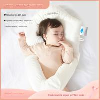 TK  Almohada moldeadora ajustable para bebé recién nacido, almohada para dormir de lado, calmante, posicionamiento, antideslizante de algodón - details 4