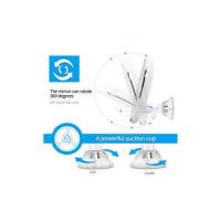 Espejo derecho libre montado en la pared del espejo 360 de la rotación ideal para Shav espejo que magnifica viaje del espejo que magnifica 10X llevó el espejo iluminado del maquillaje con la ventosa - details 0