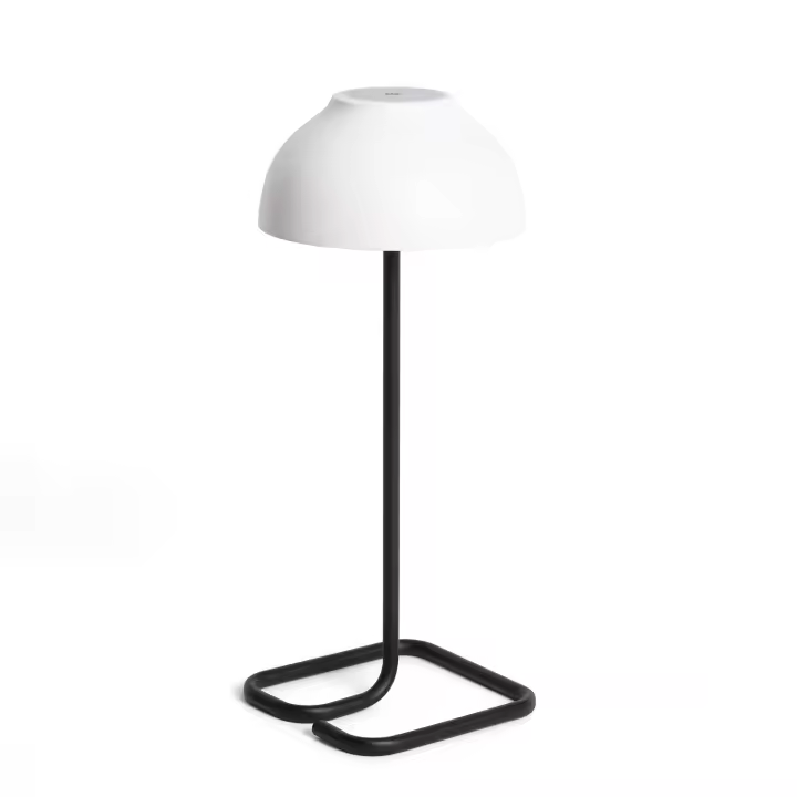 Ledkia Lámpara de Mesa LED Portátil para Exterior con Batería USB Recargable Carlo Blanco / Negro - 1