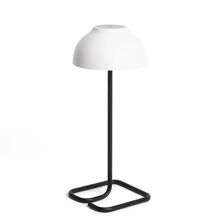 Ledkia Lámpara de Mesa LED Portátil para Exterior con Batería USB Recargable Carlo Blanco / Negro - 1
