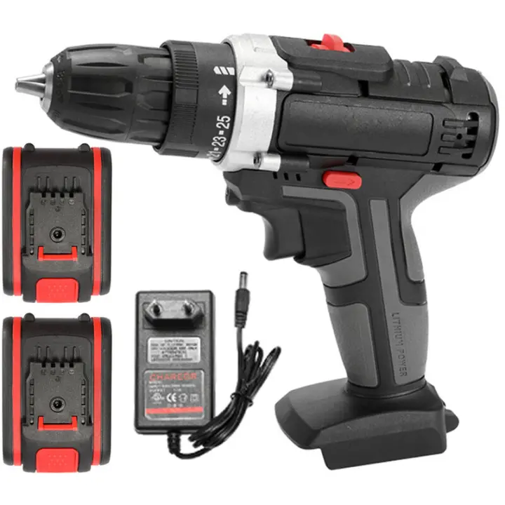 Taladro Eléctrico Inalámbrico 36V | Juego LED Velocidad Variable - 1