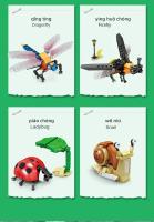Nuevos Creativos Serie De Insectos Bloques De Construcción De Mariposa Colección De Modelos Biológicos De Beetle Mantis Decoración Juguetes Para Niños Y Adultos - details 3