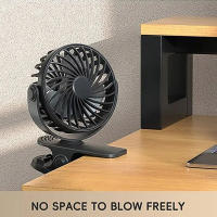 Ventilador Portátil Recargable Con Luz De Noche Y Clip Rotativo De 720° Pequeño Híbrido Para Camping Al Aire Libre Y Uso Doméstico - details 5