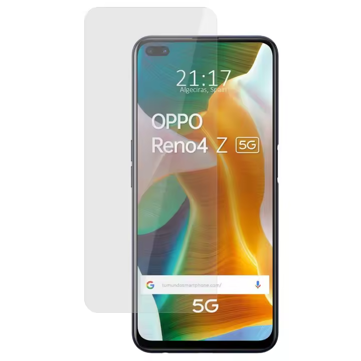 Tumundosmartphone Protector Cristal Templado para Oppo Reno 4Z 5G Vidrio - 1