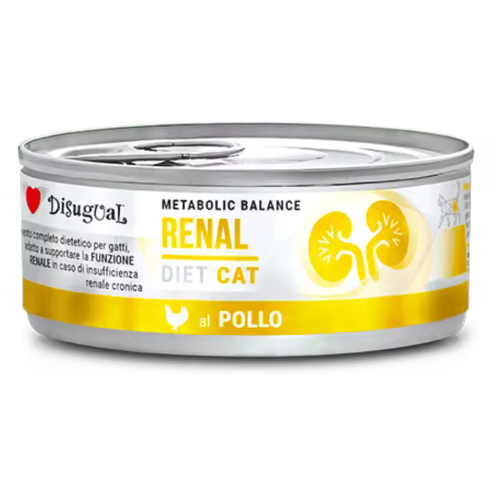 Disugual Diet Cat Húmedo Pollo – Alimento Renal para Gatos 85gr - 1