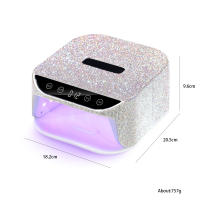 Secador De Uñas Profesional UV LED Con 36 Lámparas Incrustadas De Diamante Luz Táctil LCD Secado Rápido Para Todos Los Gel - details 9