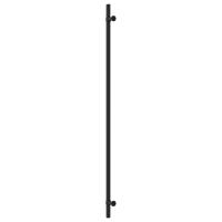 vidaXL Tiradores para armarios 20 uds acero inoxidable negro 480 mm - details 5