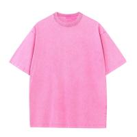 Camiseta De Algodón Americanas Para Hombre Tallas Grandes Verano Vintage Camisetas Lavadas Casual Manga Corta Tops Básicos - details 3