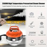 2500W Limpiadora a vapor portátil, esterilización a alta temperatura para aire acondicionado, cocina, campana extractora, coche, baño, lechada y azulejos. - details 3