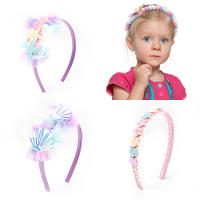 Diadema De Estrella Brillante Para Niñas Con Encaje Arcoíris Y Forma De Mariposa Accesorios De Cabello Para Niños Fiesta Fashion - details 0