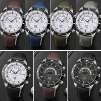 Reloj De Cuarzo Para Hombre De Cuero PU De Alta Calidad Moda Casual Negocios Sencillo Lujo Regalo Popular Reloj De Pulsera - details 1