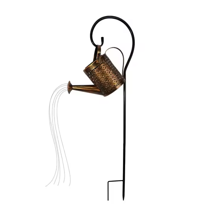 BIT Lámparas Regadera solar con luces, decoración solar para jardín al aire libre, impermeable, linterna colgante grande, luces de paisaje, decoraciones exteriores para despejar el patio, porche, camino, jardinería, regalo, 1 paquete - 1