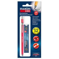 Portaminas Maxim 1300 2mm HB + 12 Minas - Alpino: Lápiz mecánico para dibujo y escritura con minas adicionales - details 0