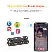 Amplificador Bluetooth 10W MP3 WMA APE Decoder Board DC 5V 5W Handsfree Microfono USB TF Carro Radio FM DIY Mp3 Juguete De Música - details 3