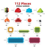 Juguetes De Bloques De Construcción DIY Para Niños Educativos Interactivos De Modelado Con Bloques Interconectables Para Niños Pequeños Asamblea Familiar - details 13