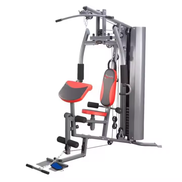 TYTAN 7 MULTIGIMNASIO CASERO PROFESIONAL HMS PRO ALTA CALIDAD, 68 KG PILAS DE PESO, POLEA ALTA Y BAJA, DISENO MODERNO - 1