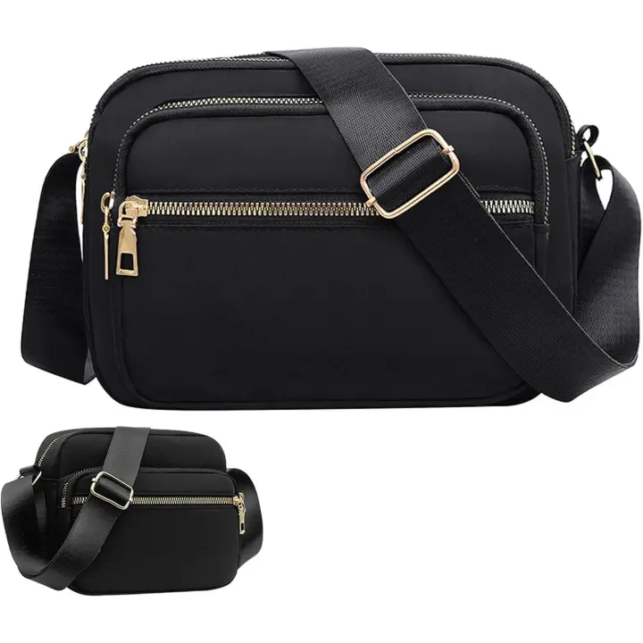 Bolso Bandolera impermeable para mujer Bolso Bandolera de Nylon A LA Moda para Mujer Bolso Bandolera para teléfono móvil con múltiples - 1