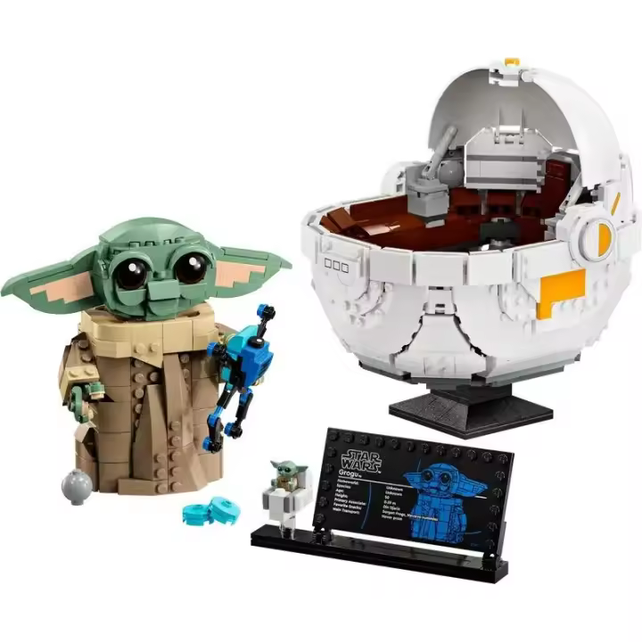 Lego Star Wars 75403 Grogu con Aerocuna - 1