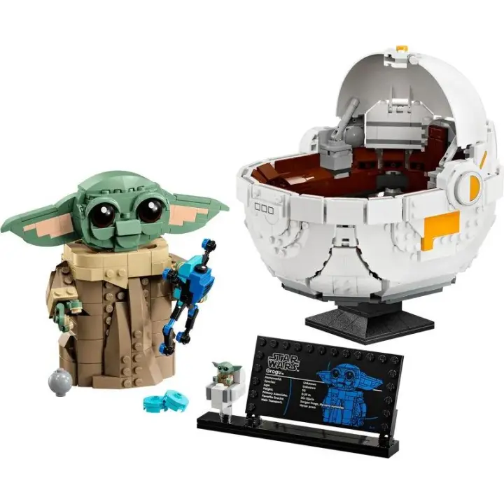 Lego Star Wars 75403 Grogu con Aerocuna - 1