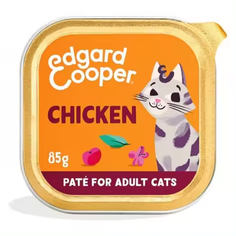 Edgard & Cooper Adult Pollo de Corral Paté Gatos 85 gr - 1