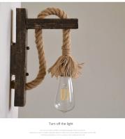 Sconce De Pared Vintage Industrial Luz Rustica En Madera Y Metal Para Interior Estilo Farmhouse Para Comedor - details 10