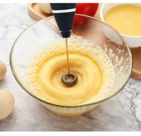 Batidor Eléctrico Mini de Acero Inoxidable para Cocina Hogareña Herramienta de Cocina para Crema Leche Cafe Té - details 5