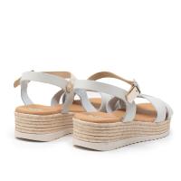 TINA KIZ 5693 HIELO Sandalias plataforma mujer 35153 25V SANDALIA PALA CRUZADA PLATAFORMA HIELO - details 1