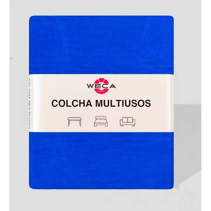 [OFERTA FLASH}Colcha Multiusos Sofá, Cubre cama, Jarapas, Manta Foulard, Plaid para Cama, Cubre sofá, Cómoda Practica y Suave. Algodón 70% Poliéster 30% tamaños 200X270CM - 1
