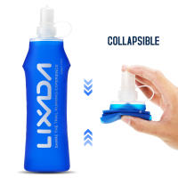 Botella De Agua Plegable Para Deporte Botella De Goma Collapsible Para Correr Camping Senderismo Tamaños 250/300/380/500ml - details 9