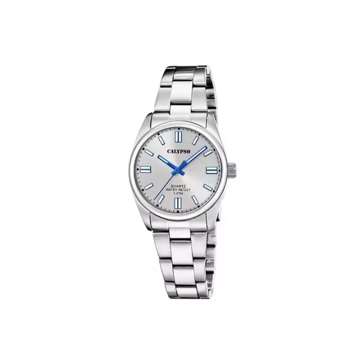 Reloj Mujer Calypso K5863/2 - Acero Inoxidable, Plateado, 32mm, Correa Plateada - 1