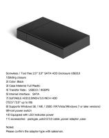 Caja De Carga Externa Para Disco Duro De 3.5 Pulgadas USB 3.0 Soporte Hasta 10TB Encerramiento De Disco Duro SATA Para PC Y Laptop Adaptador De Alta Velocidad - details 5