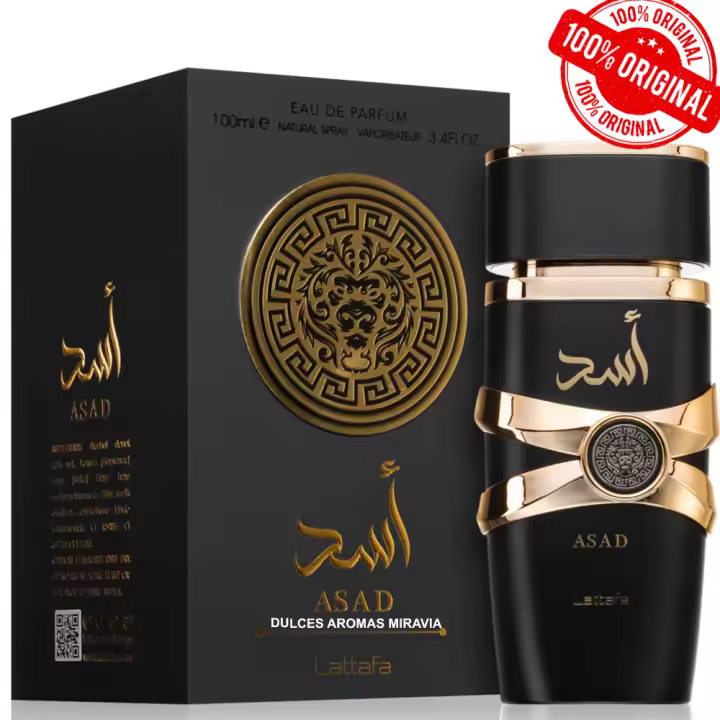 Asad de Lattafa Perfume árabe masculino original elegante - 100ml - 1
