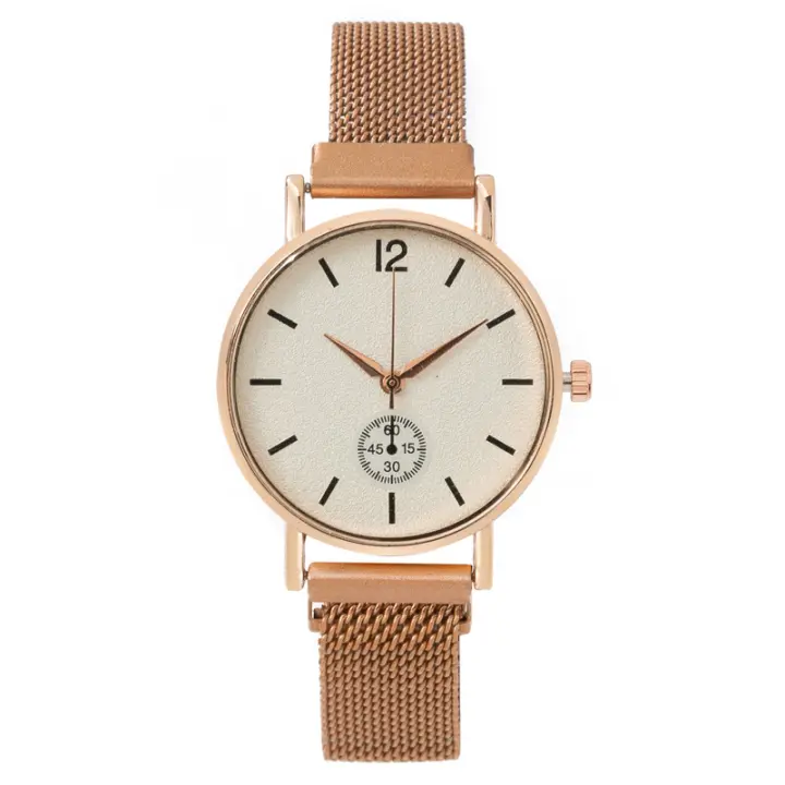 Reloj Mujer Práctico con Correa Magnética y Números Luminosos - Diseño Juvenil para Uso Diario - 1