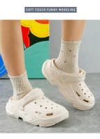 Sandalias De Plataforma Para Hombres Y Mujeres Antideslizantes Impermeables Confortables Con Tacón Medio Para Exterior - details 9