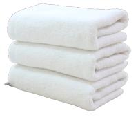Toalla de ducha 70x140 de rizo, pack de 4, maxima suavidad, 100% algodon 450gramos, altamente absorventes, secado rapido, blancas - details 1
