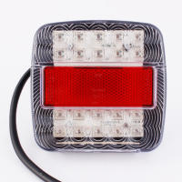 Luz Trasera De Camión 12V Con 20 LED Para Camiones Y Remolques Luz De Señalización Trasera Impermeable Piezas De Luz Trasera - details 0