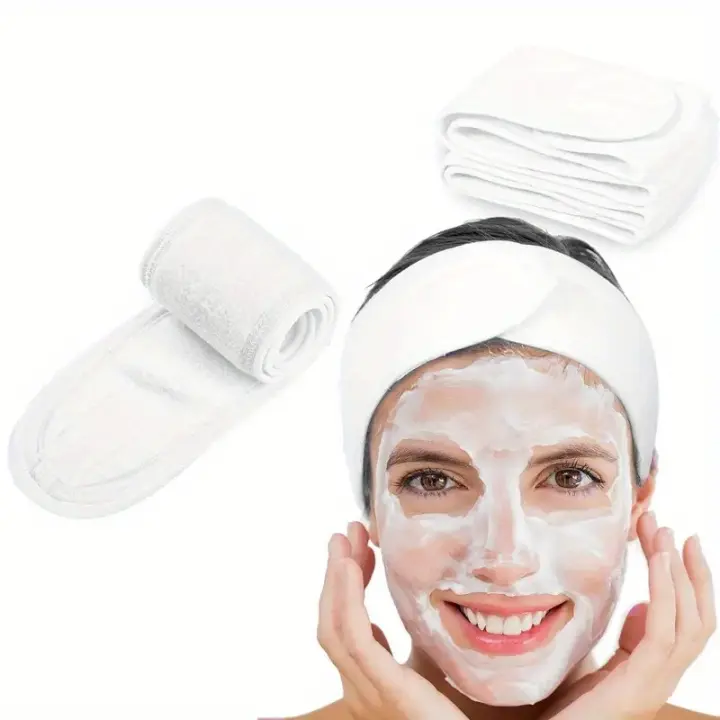 Headband Ajustable Para Mujer Accesorio Cosmético Para Yoga Deportes Spa Baño Baño Maquillaje Y Limpieza De La Cara - 1