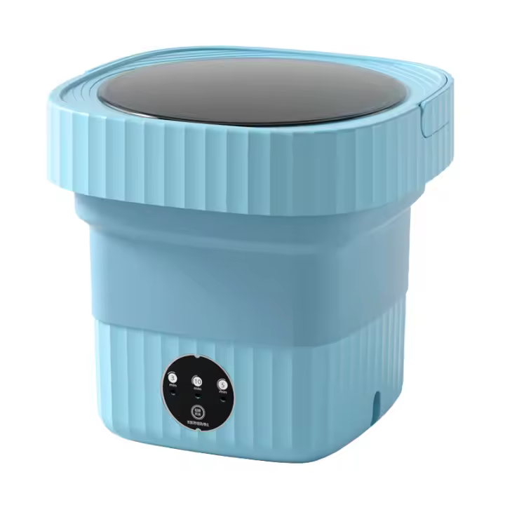 MAXWORK 6L Lavadora, Lavadora Portátil, Mini Lavadora, Mini Lavadora Plegable, Centrifugadora, Lavadora Compacta,, Para Ropa De Bebé, Ropa Interior, Artículos Pequeños - 3 Modos - 1
