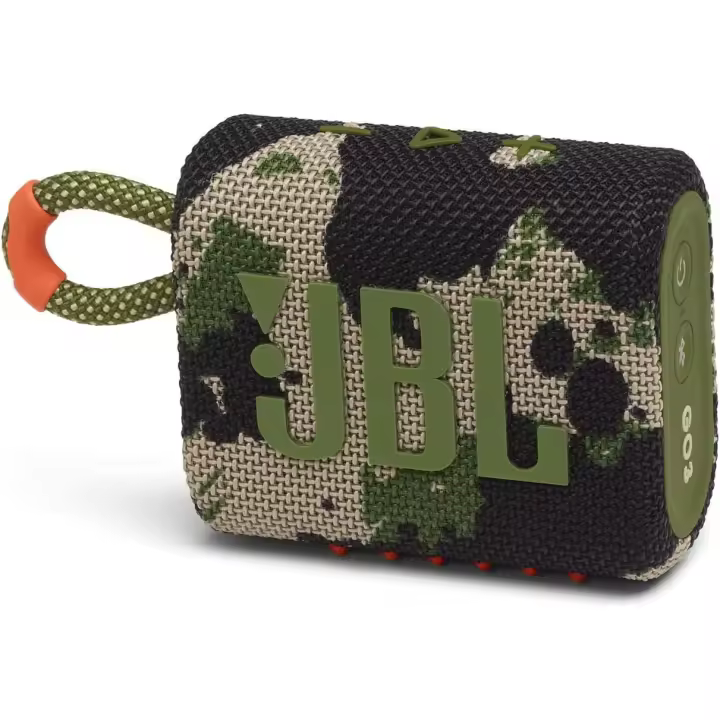 JBL GO 3 - Altavoz inalámbrico portátil con Bluetooth, resistente al agua y al polvo (IP67), hasta 5h de reproducción con sonido de alta calidad - 1